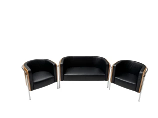 Bauhaus Style S3002 Tub Sofa by Christoph Zschoke for Thonet, 2000s